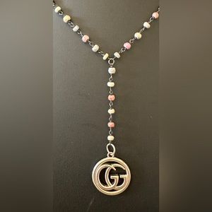 GG charm necklace